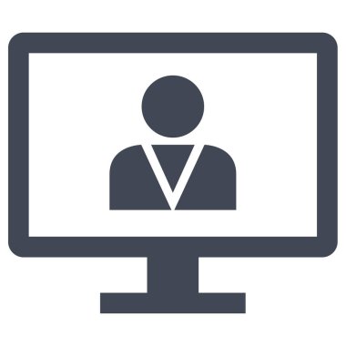 kullanıcı profili simgesi, vektör illüstrasyonu basit tasarım