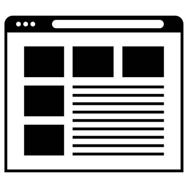 wirefram simgesi vektör illüstrasyonu