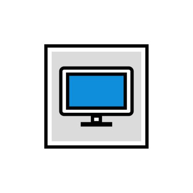 Web Geliştirme basit simgesi, vektör illüstrasyonu