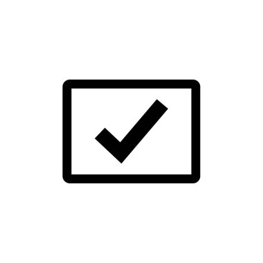 işaret simgesini işaretle, vektör illüstrasyonu