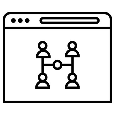 ağ paylaşımı. Basit resimleme