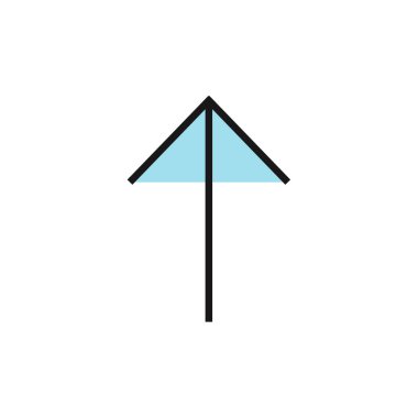 Basit ok tasarımı vektör çizimi