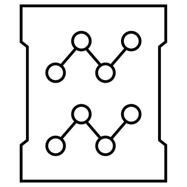 Modern simge ve vektör illüstrasyonunu bildir