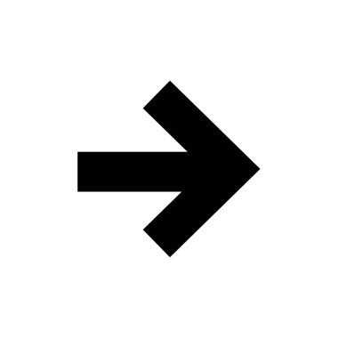 Basit ok tasarımı vektör çizimi