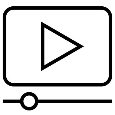 Çevrimiçi ortam oyun arayüzü, vektör illüstrasyonunun basit simgesi