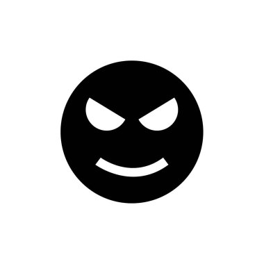 İfade simgesi, yüz ifadesi, duygu sembolü, vektör illüstrasyonu