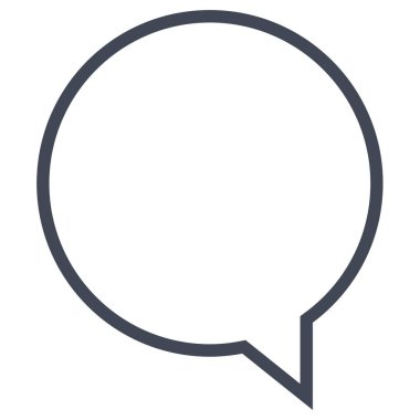 SMS & Metin Mesajlaşması ikon vektör çizimi