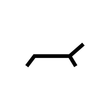  havuz sandalyesi vektör simgesi