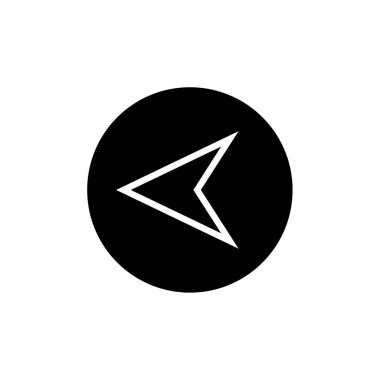 ok simgesi vektör illüstrasyonu   