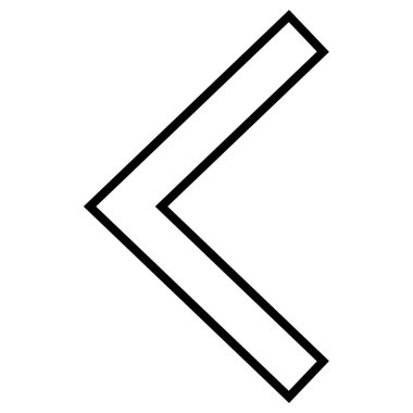 navigasyon okunun vektör çizimi modern simge