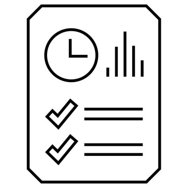 Modern simge ve vektör illüstrasyonunu bildir