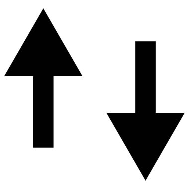 Oklar. Web simgesi vektör illüstrasyonu