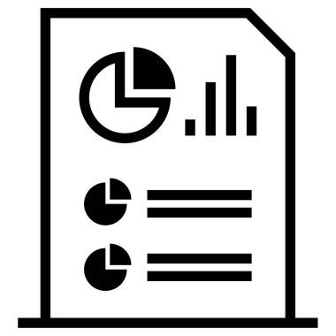 Rapor verin. Web simgesi basit illüstrasyon    