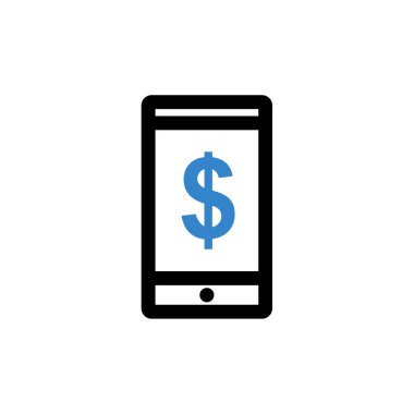 mobil vektör düz simge 