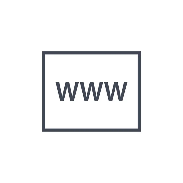 Web Icon Vector Illustration Website Sign — Stock Vector