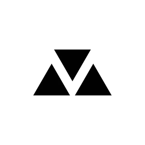 Letra Modelo Vetor Design Logotipo — Vetor de Stock