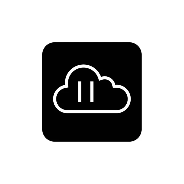 Cloud Computing Vector Plat Ontwerp — Stockvector