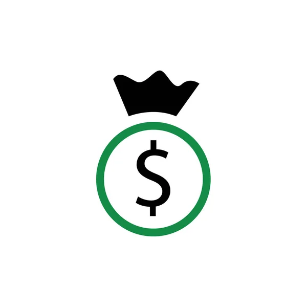 Usa Dollar Icon Web Logo Sign Illustration — 스톡 벡터