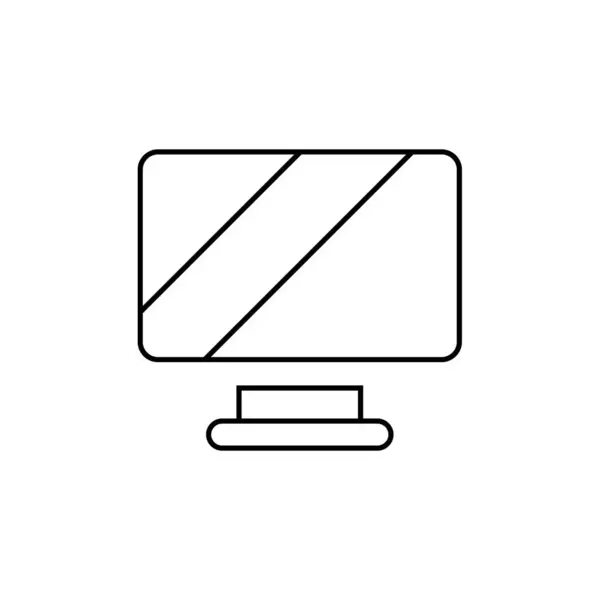 Vektor Laptop Symbol Abbildung — Stockvektor