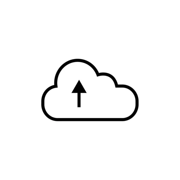 Design Vektor Für Wolkensymbol Logo — Stockvektor