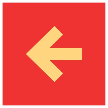 Çıkış ok simgesi. vektör illüstrasyonu 