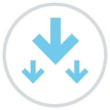 Modern ok simgesinin vektör illüstrasyonu    