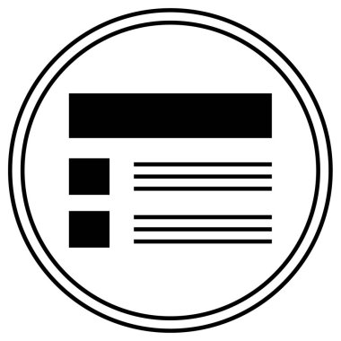 Web sitesi ve uygulama tasarımı, web tasarımı için beyaz arkaplanda izole edilmiş tarayıcı vektör simgesi 