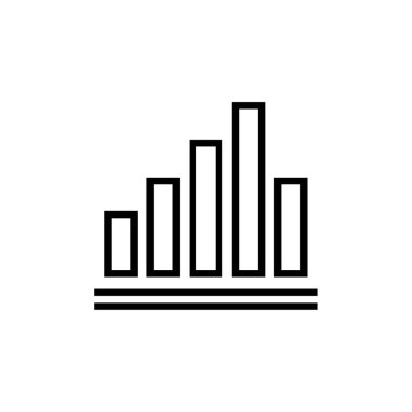 grafik ikonu vektör illüstrasyonu