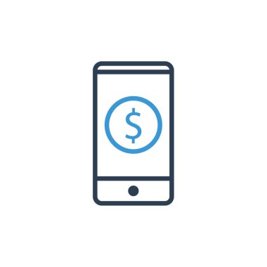 cep telefonu ikonu vektör illüstrasyonu 