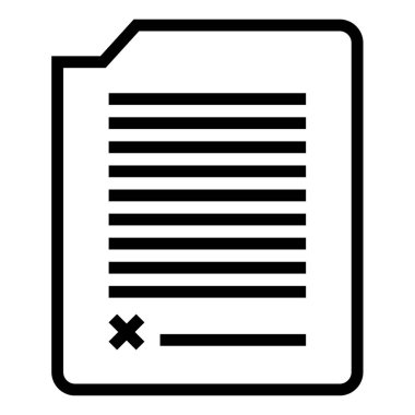 Rapor verin. Web simgesi basit illüstrasyon    