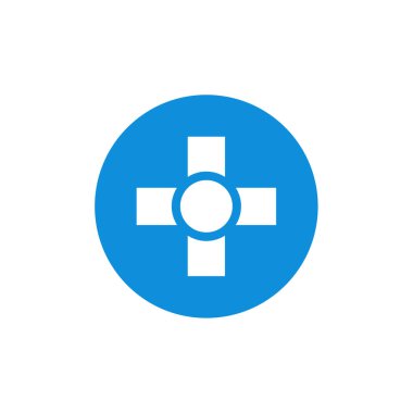 Artı modern simge vektör illüstrasyonunu ekle     