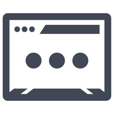 soyut noktalar çember logo tasarım vektörü 