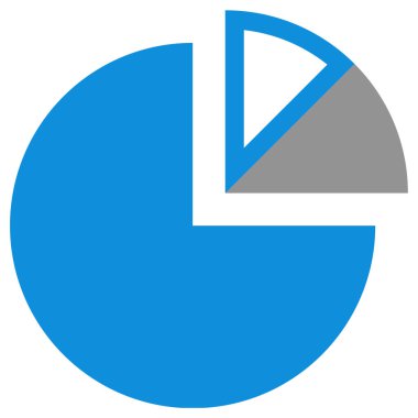 Pasta çizelgesi. Web simgesi