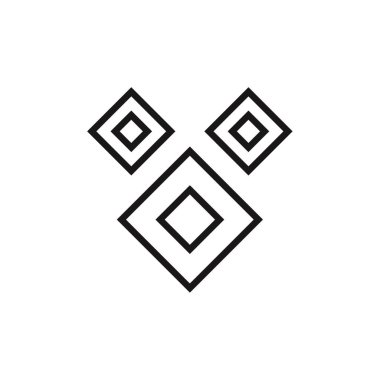 Küpler ile yaratıcı tasarımın basit vektör çizimi