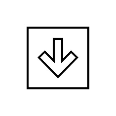 ok simgesi vektör illüstrasyonu   