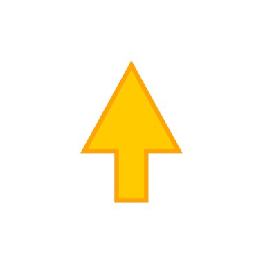 ok simgesi vektör illüstrasyonu   