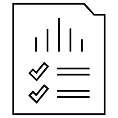 Rapor verin. Web simgesi basit illüstrasyon    