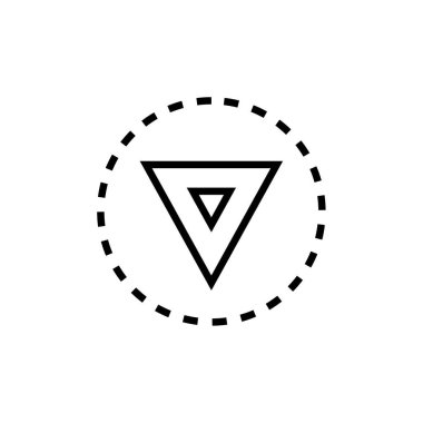 ok simgesi vektör illüstrasyonu   