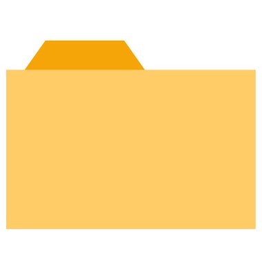 klasör arşivi. Web simgesi basit illüstrasyon     