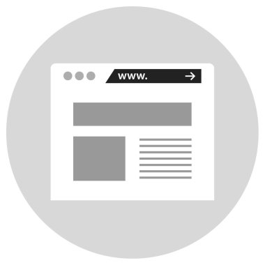 wirefram simgesi vektör illüstrasyonu