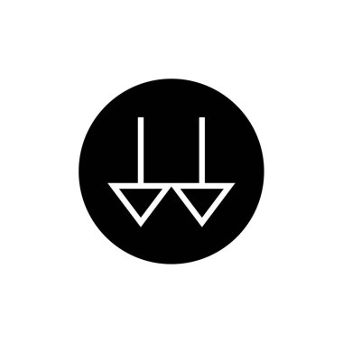 ok simgesinin vektör illüstrasyonu