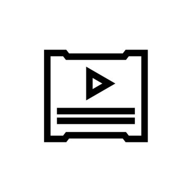 Kablolar modern simge, vektör illüstrasyonu