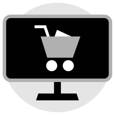 Alışveriş arabası. Basit tasarım