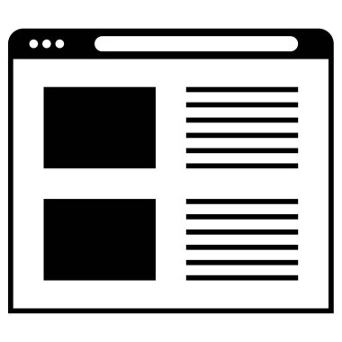 wirefram simgesi vektör illüstrasyonu