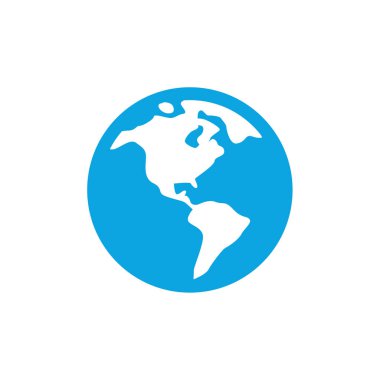 Globe logo tasarımı ilham şablonu. vektör illüstrasyonu. 