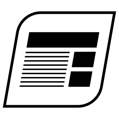 Kablolar modern simge, vektör illüstrasyonu