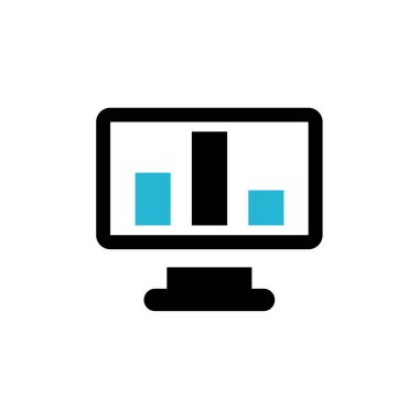 çubuk çizelgesi vektör illüstrasyonu  