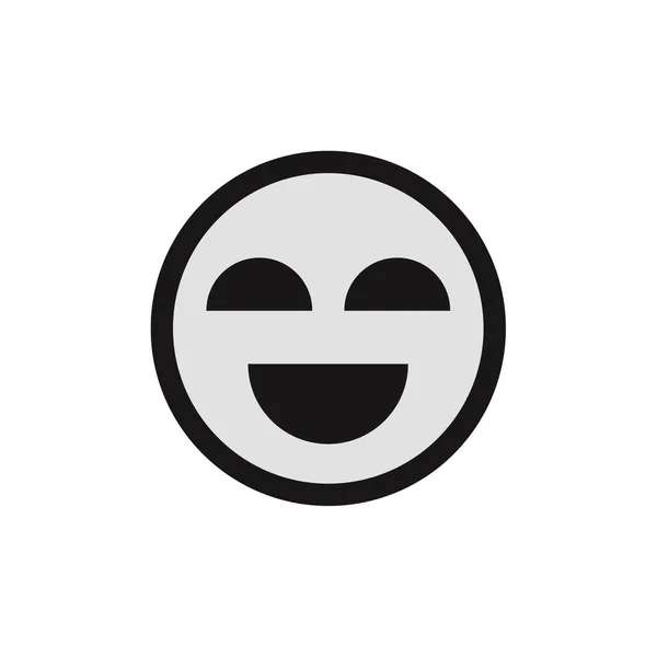 Emoji Icono Expresión Cara Símbolo Emoción Vector Ilustración — Vector de stock