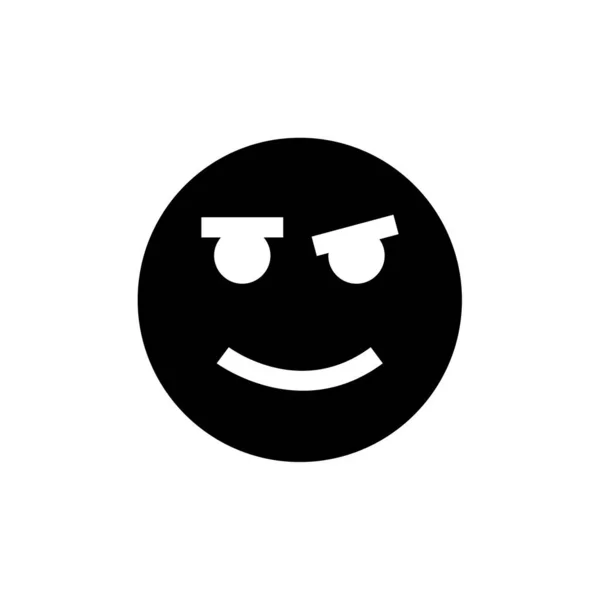 Emoji Ikona Výraz Tváře Emoční Symbol Vektorová Ilustrace — Stockový vektor