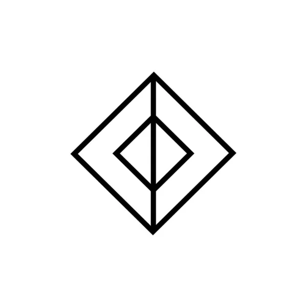 Abstrakt Logoikondesign Vektormal – stockvektor